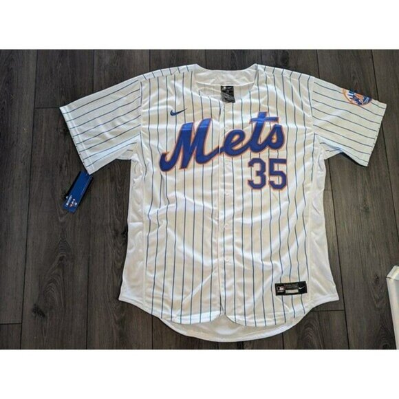 Justin Verlander #35 New York Mets WhiteJersey